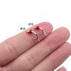 6PCS #14 #16 Barbless Brass Bead Head Nymph Fly Fishing Flies Fast Sinking Wet Fly For Trout Grayling Perch Bass