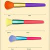 15Pcs Rainbow Rainbow Makeup Brushes Professional Colourful Make Up Brush Set  Makeup Beginner