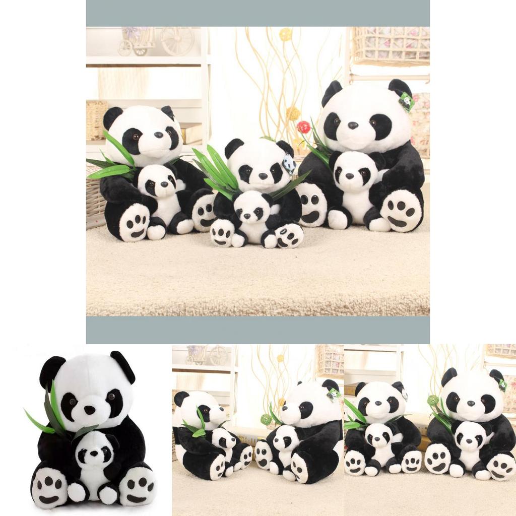 Adorable 38cm Panda Teddy Bear Soft Plush Stuffed Animal Ideal For Kids Gift