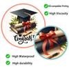Congrats Grad Sign for Backdrop Class of 2026 Graduation Congratulation Wall Decals for Grad Party Decorations Photo Props