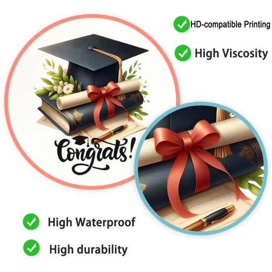 Congrats Grad Sign for Backdrop Class of 2026 Graduation Congratulation Wall Decals for Grad Party Decorations Photo Props