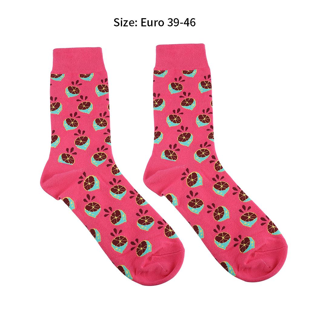 1 Pair Socks Cotton Print Woman Party Hosiery Sport Foot Wear Accessories