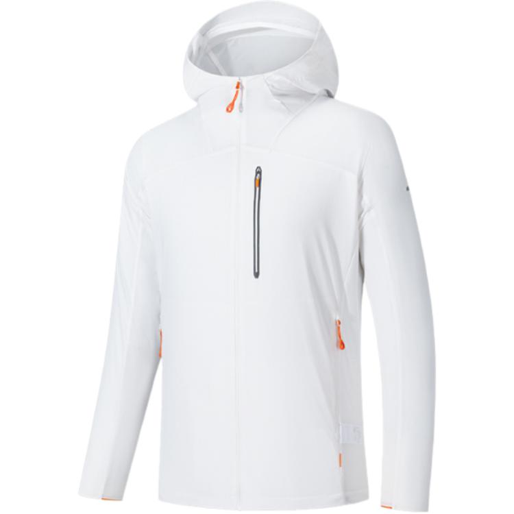 

Anta Simple Versatile Comfortable Solid Color Hooded Zip Lightweight Jacket Men Jackets 152530618-5 XL