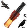 1 Stück Krähenruf Vogelpfeife, Outdoor-Jagd-Anlockwerkzeug, Schwarze Lockpfeife Geeignet für Anfänger und professionelle Benutzer