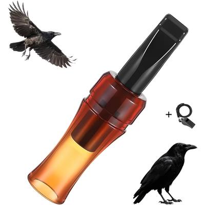 1 Pcs Crow Call Bird Whistle, Outdoor Hunting Attract Tool, Black Bait Whistle Suitable For Beginners And Professional Users