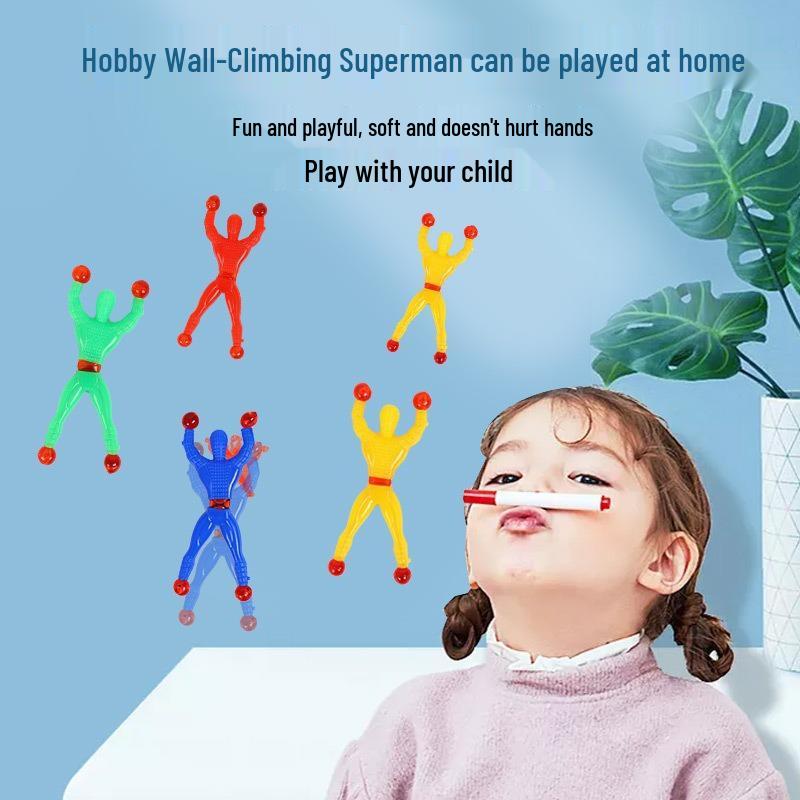 Spider-Man Prank Crawling Toy: Sticky Wall-Climbing Decompression Fun