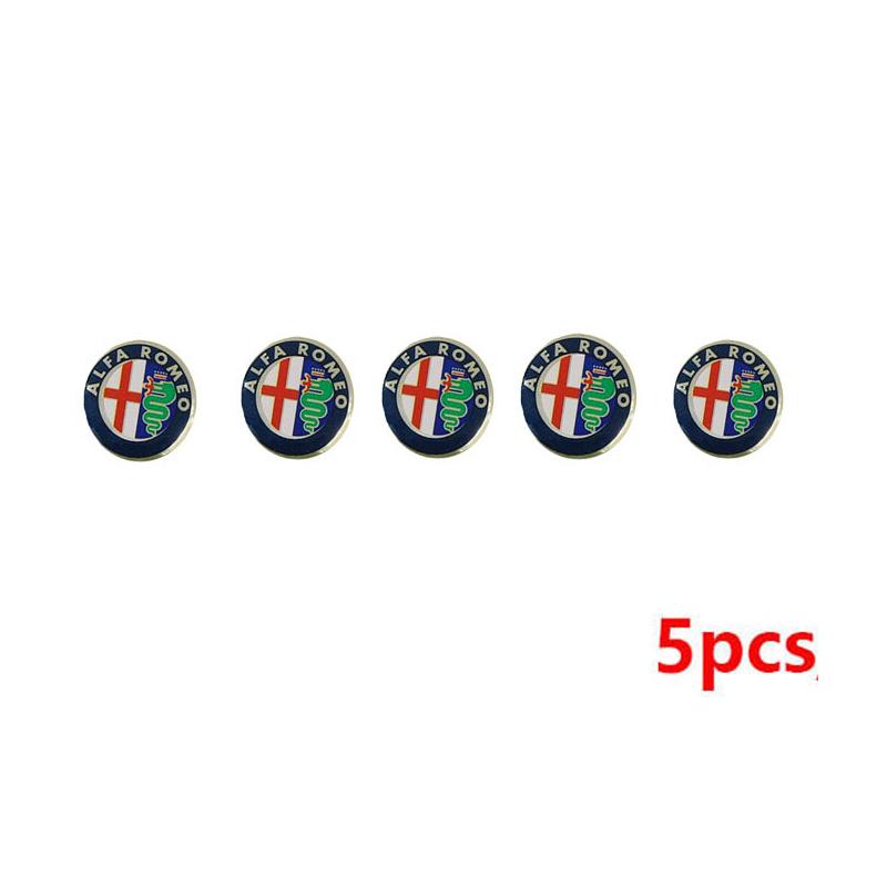 

2026 Hot Alfa Romeo 5/10Pcs Car Key Badge Sticker For Alfa Romeo 156 159 147 4C 8C 166 Giulia Giulietta Mito Stelvio Spider GT T