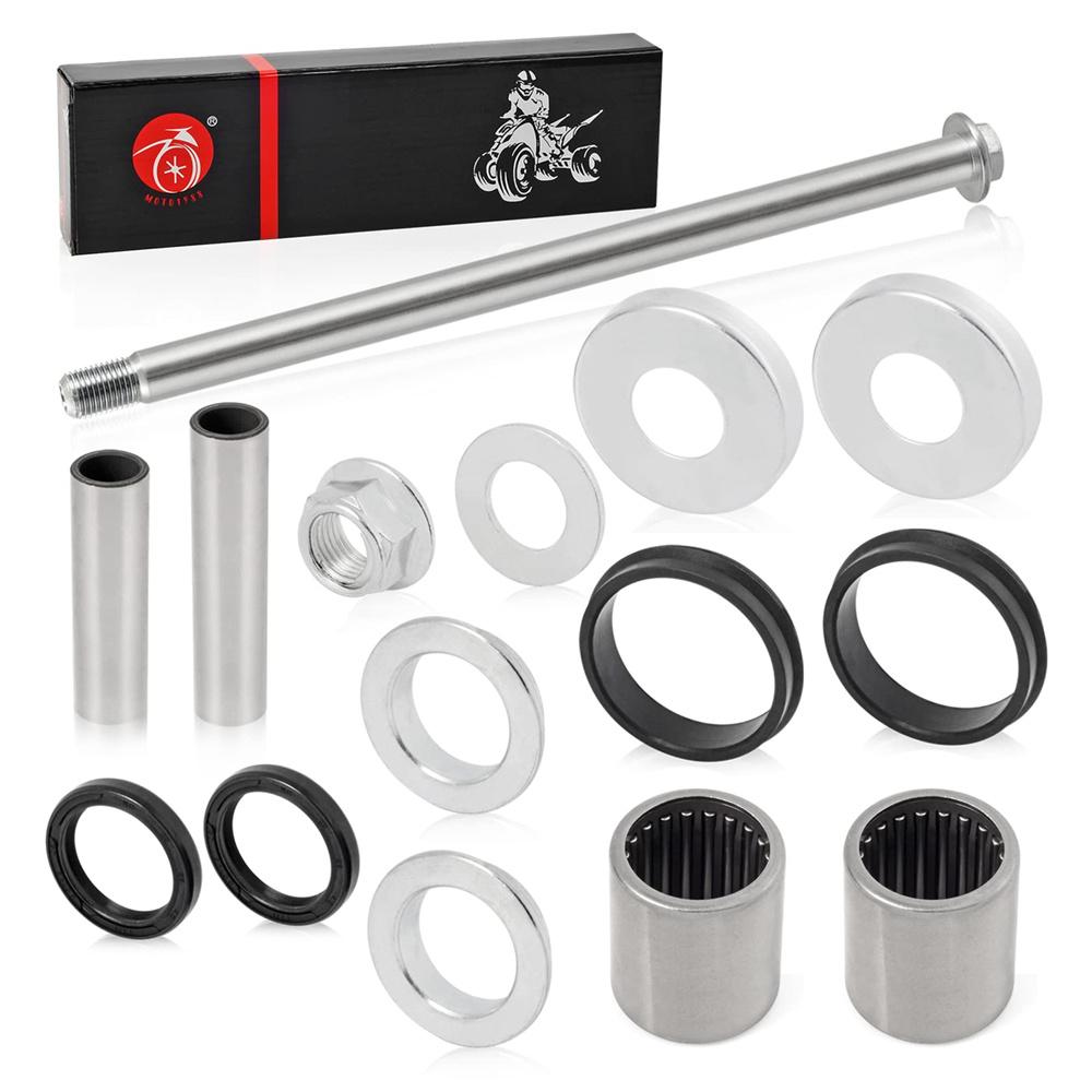 Swingarm Seals Bearing Sleeve & Pivot Bolt Rebuild Kit for Honda 400EX TRX400EX TRX400X 1999-2014