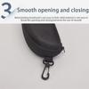 Portable Hard Oxford Cloth Zipper Box Eyewear Storage Case Sunglasses Reading Glasses Carry Bag Eyeglass Packaging Case