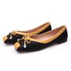 Comfortable Flats Womens Casual Loafers Ballet Flats With Bowknot Dressy Shoes Antislip Square Toe Flat Shoes Lightweight Walking Shoes For Women