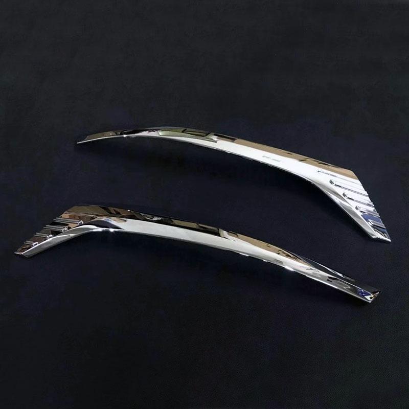 Car Styling Head Light Front Lamp Eyebrow Eyelid Cover Strip Trim Decor Sticker For Toyota Voxy Noah R80 2017 2018