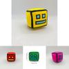 Cute Short Plush Geometry Dash Toy For Kids Comes In Multiple Colors!
