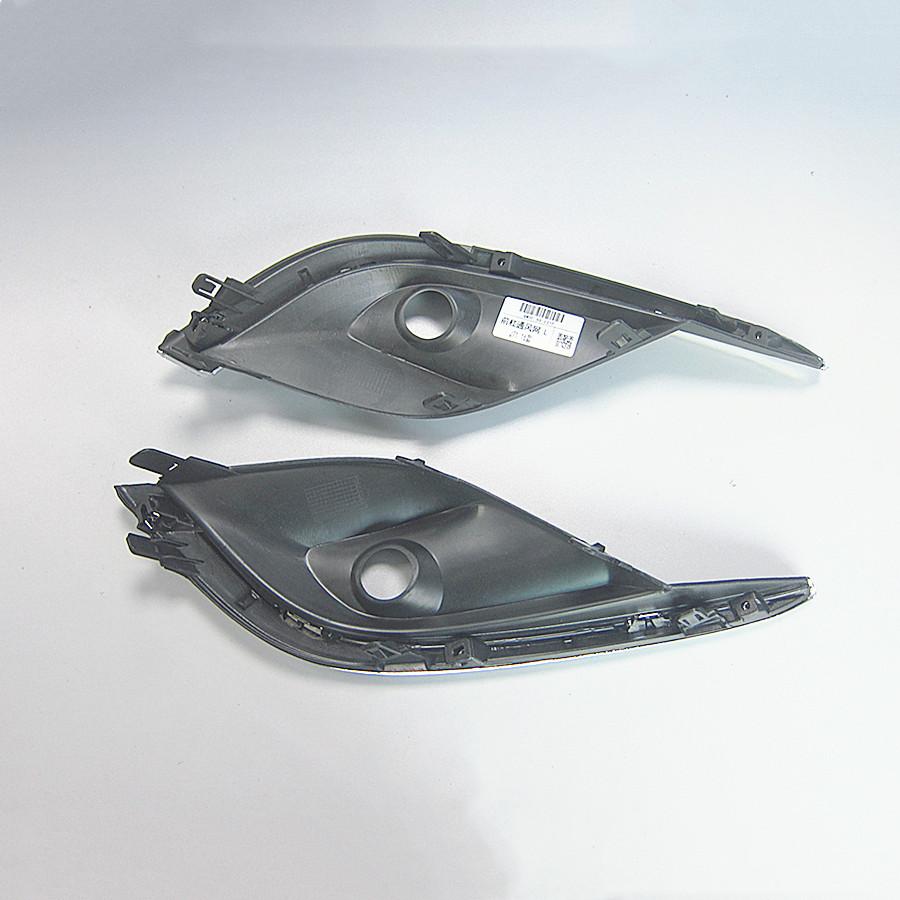 Car accessories body parts front bumper sliver grille fog lamp cover for Mazda 6 2016 to 2019 GL