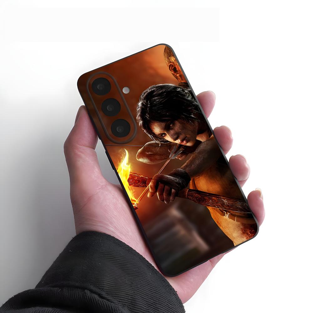 Tomb Raider Game Phone Case For Samsung S26 S25 Plus S20 S20 Plus S22 Ultra S23 FE S21 Plus S21 Ultra Soft Cover
