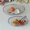 Colador de Malla Ovalado para Verduras Gran Capacidad Bandeja Escurridora de Verduras Uso en Cocina