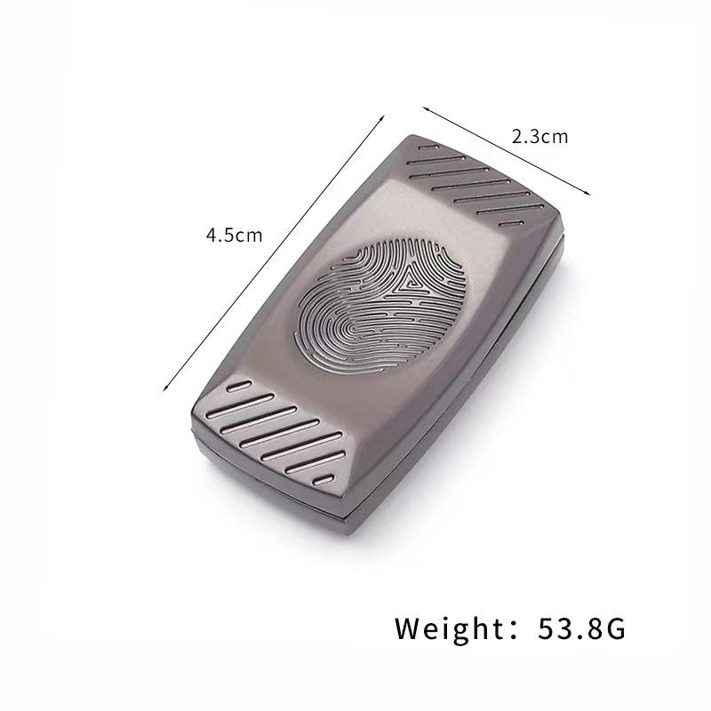 Fingerprint Magnetic Haptic Slider EDC Fidget Slider Metal Fidget Toys ADHD Tool Adult Anxiety Stress Relief Toys