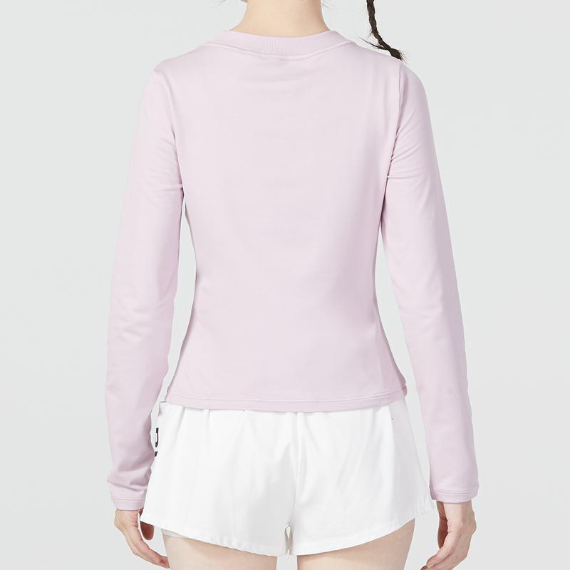 Under Armour Solid Color Sport Training T-Shirt Women Tops Pink 1376338-694