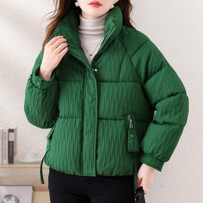 Winter Coat for Women  New Stand Up Collar Down Cotton Fashion Warm Cold Proof Coats Ladies Thick Short Cotton Parka Jackets