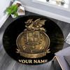 Custom Name Futebol Clube Do Porto Round Area Rug,Carpet Rug for Living Room Bedroom Sofa Playroom Decor,Non-slip Floor Mat