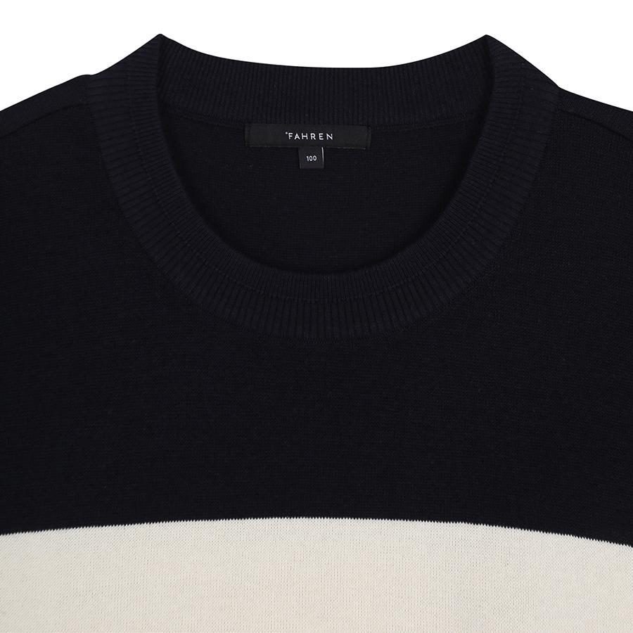 FAHRENHEIT Bold Striped Round Knit (Fgucd8111)