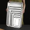 Wuhu 304 Stainless Steel Rectangular Serving Tray