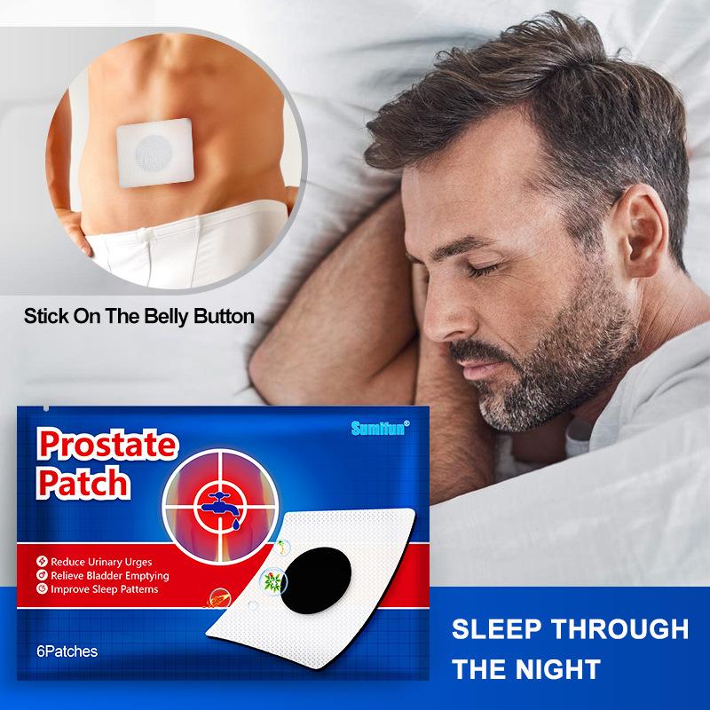 Sumifun 6/12/30 PCS Prostate Swelling Patch Navel Health Patch Relieved Urinary Frequency Urgency Male Private Area Health Care Increases Confidence