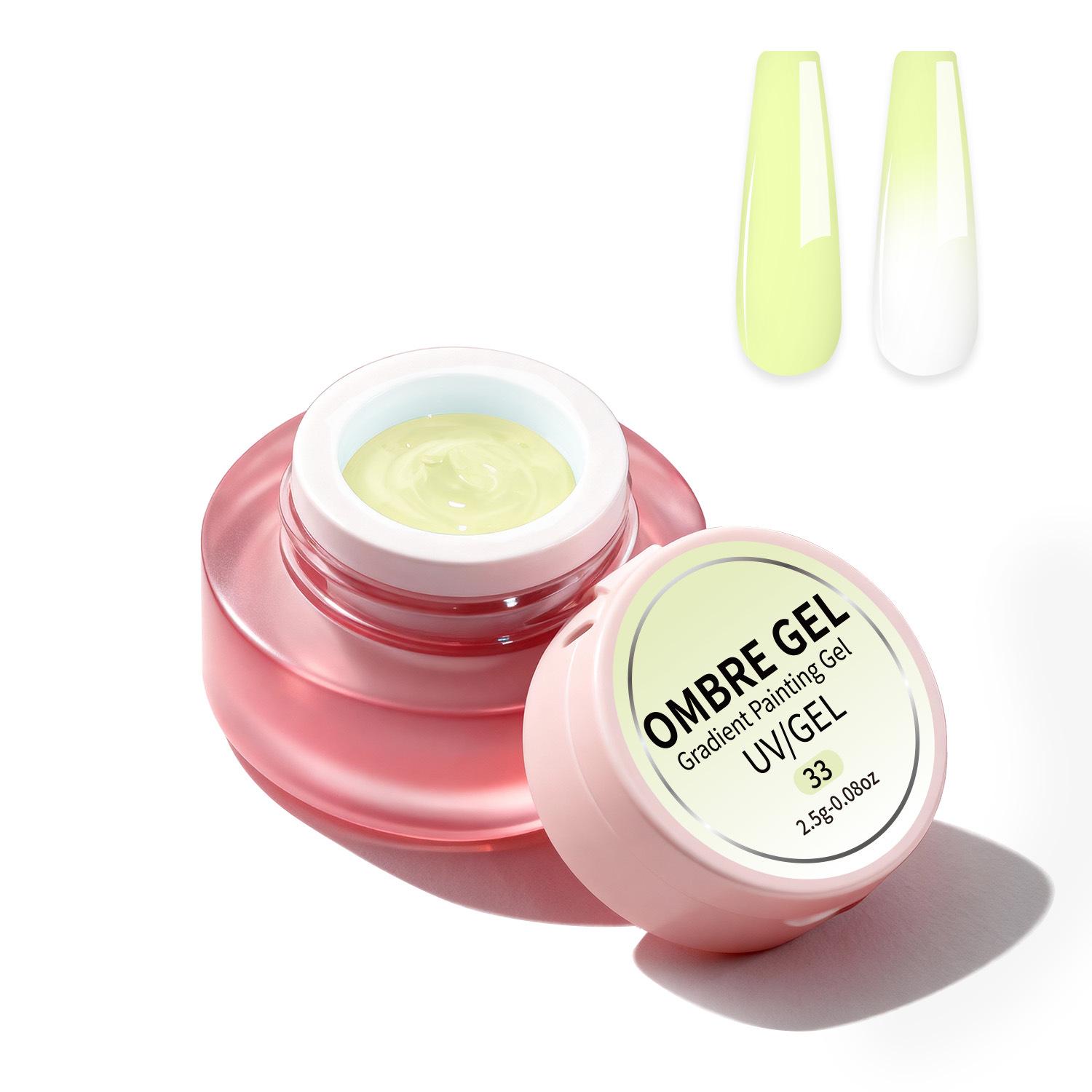 Высокопигментированный гель-лак для маникюра с градиентным цветом