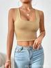 European & American Style Slim Square Neck Vest - TikTok Hot Seller