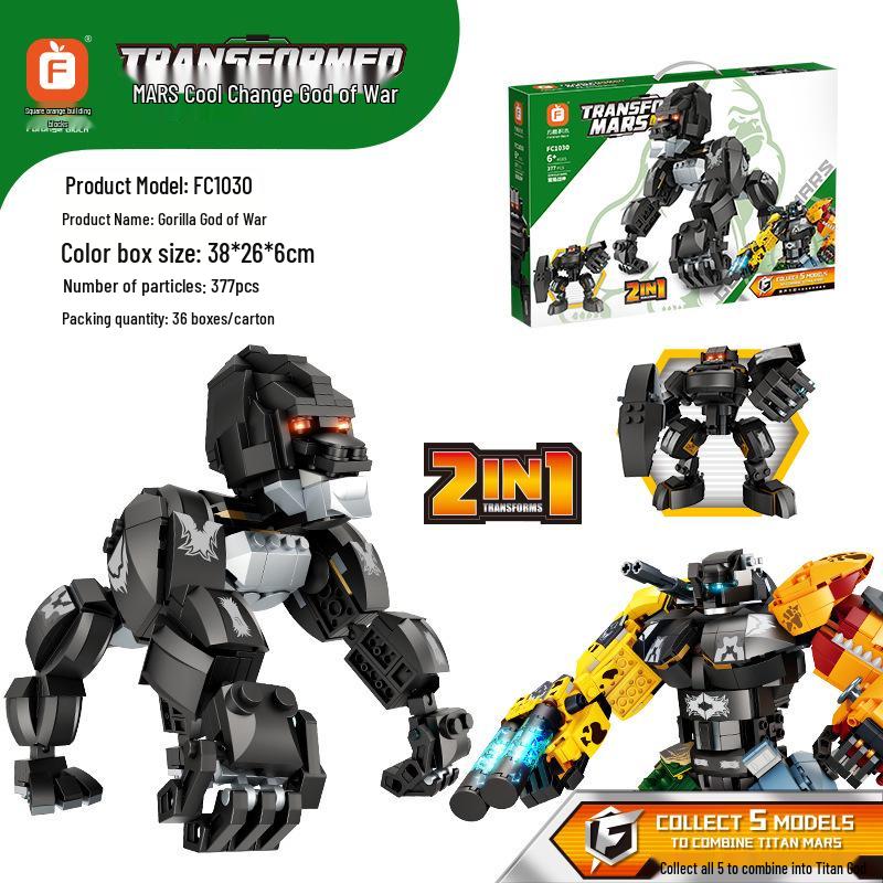 Fangcheng FC1022 Dinozaur Mecha Robot Klocki do Budowania Zabawka dla Dzieci