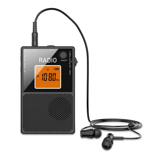 

Портативное радио FM AM SW Домашнее Уличное Путешествие Аварийное Выживание Транзисторное Радио Перезаряжаемое Стерео Звук Картриджного Типа ЖК-Дисплей с Подсветкой Цифровой Радиоприемник чёрный