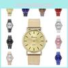 Fashionable Unisex Quartz Wristwatch Couple Watch With Decorative Features Model 28035 Mesh Strap