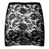 Night Club Sexy Wear Sexy Hot See Through Micro Pencil Skirt Fashion New Lace Black Wrap Hip Mini Skirts Pleated LongClothing for Women