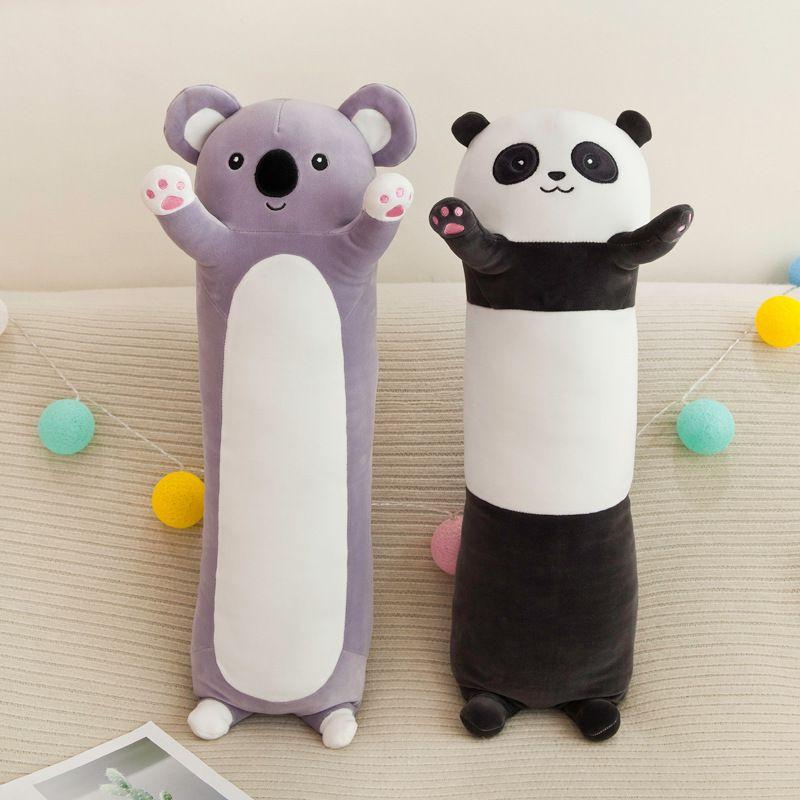 Plush Long Pillow Panda Koala Toy Birthday Christmas Home Decor Gift Cushion