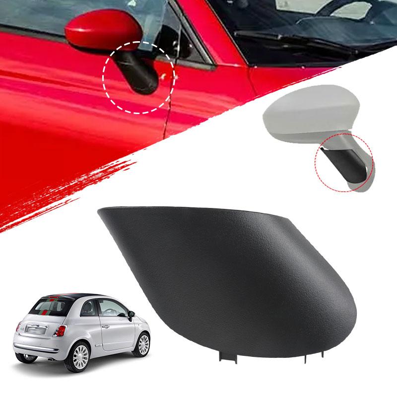 Left & Right Rearview Mirror Cover Arm Stem Cover Stem Cap Trim For Fiat 500 2012 2013 2014 2015 2016 2017 735450654 735450655