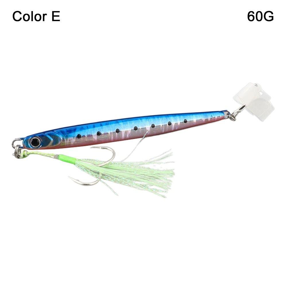 Iron Fishing Lure 40g 60g Fishing Tackle Durable Metal Jig Lure