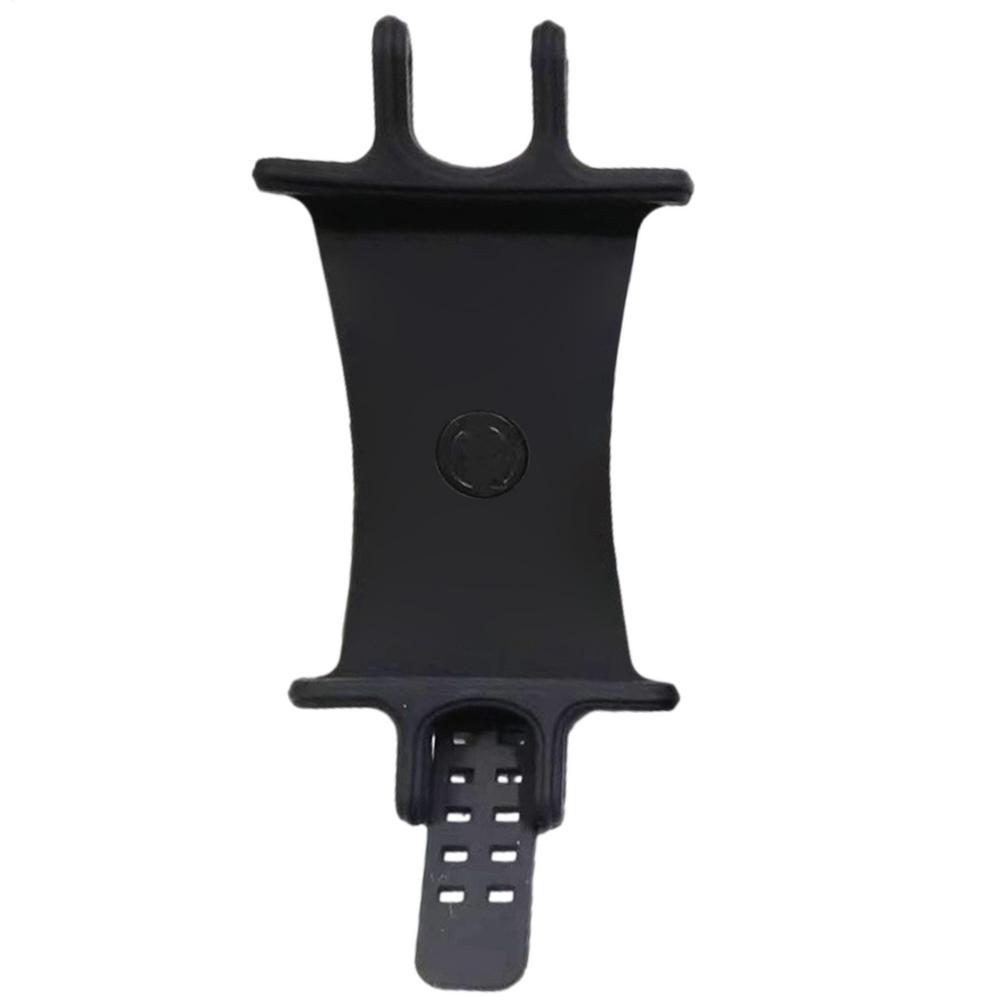 Bike Phone Mount Holder 360 Rotation Bicycle Silicone Cell Phone Holder Adjustable High Elasticity Universal Phone Holders чёрный