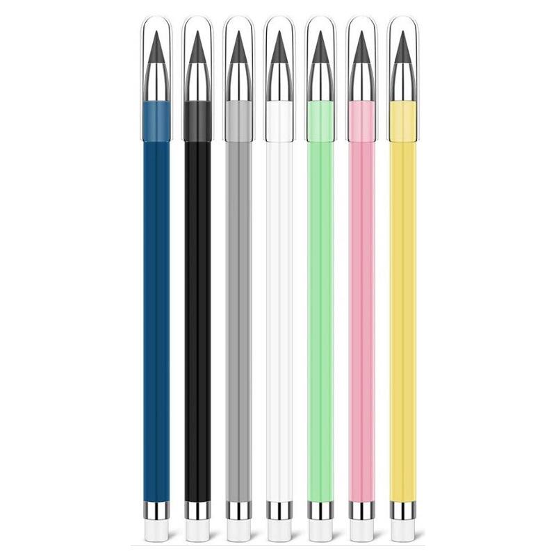 Eternal Pencil: No-Sharpen, Erasable, Break-Resistant Lead, Inkless, Ideal for Sketching & Correcting Writing Posture (Student Set)