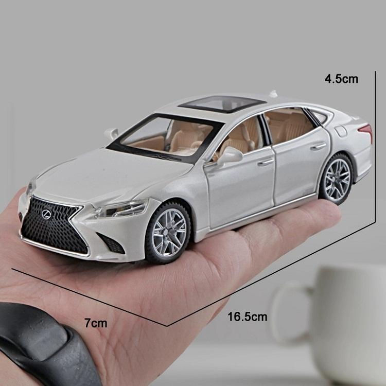 Toyota Lexus LS500H Limuzină Simulare Diecast & Vehicule de Jucărie Sunete & Lumină Mașină cu Tragere înapoi 1:32 Cadouri din aliaj pentru copii
