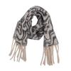 Women Winter Retro Knitted Long Scarf Headscarf Ladies Casual Striped Tassel Warm Scarve Mujer Foulard Thick Wrap Shawl  New