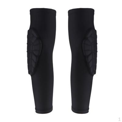 1 Pair Compression Sleeves - Elbow Support Guard Pads Antislip & Durable for Outdoor