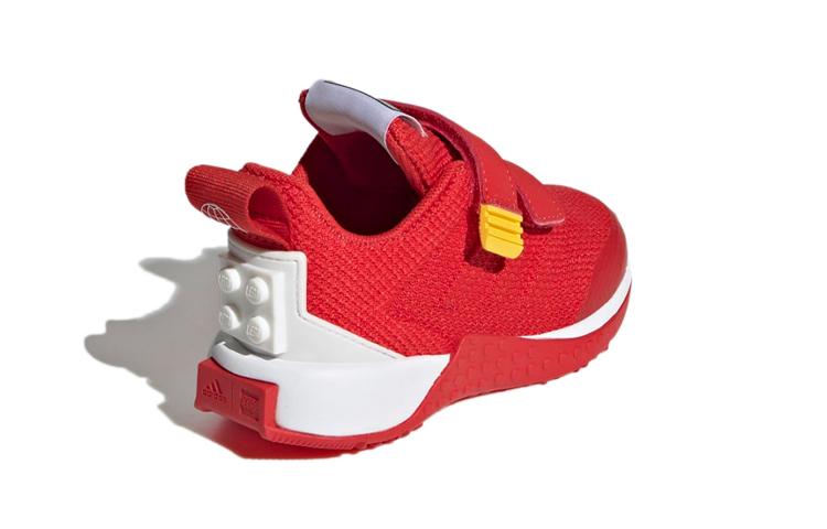 Chaussures Basse LEGO x Adidas Sport Pro Résistantes à l'Abrasion pour Tout-Petits Rouge Bébé et Tout-Petit GW8093
