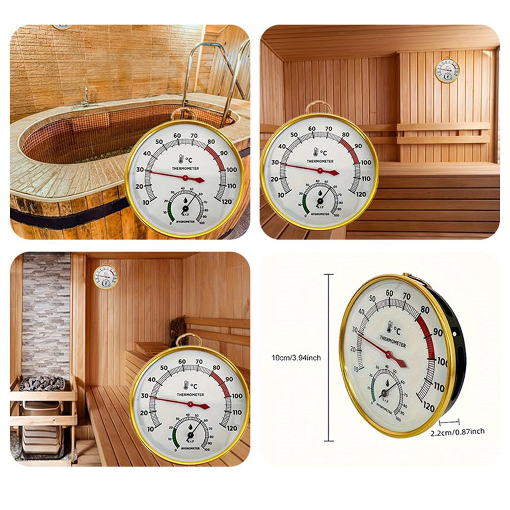 Thermometer Sauna Room Temperature  Humidity Meter Sweat Room Temperature Measuring Instrument Indoor Room Temperature Monitor
