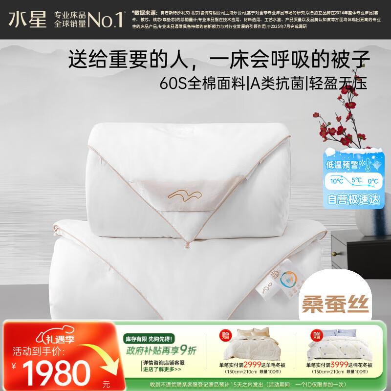 

Mercury Home Textile 100% Mulberry Silk 2-in-1 All-Season Duvet 220cm x 240cm