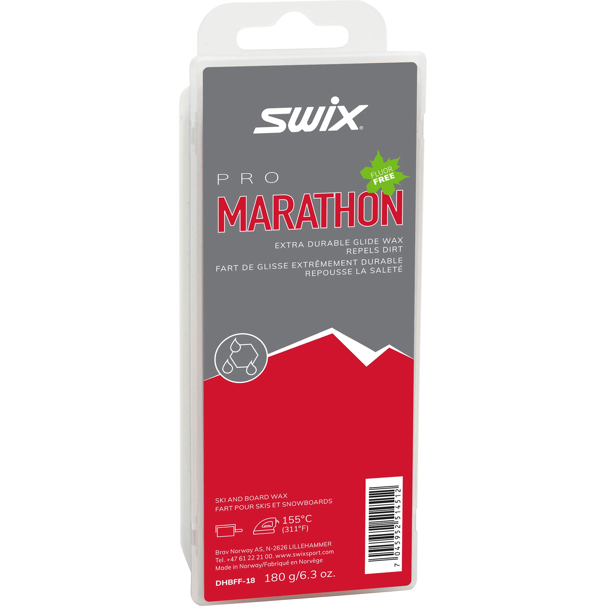 

Лыжный воск SWIX Marathon Black 180г DHBFF18