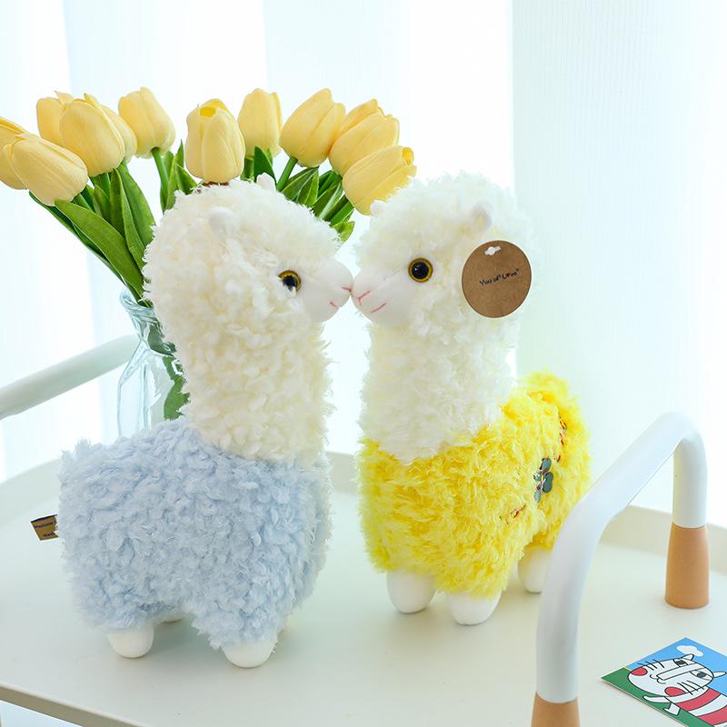 Cute alpaca doll lamb pendant plush toy grab machine doll zoo event gift