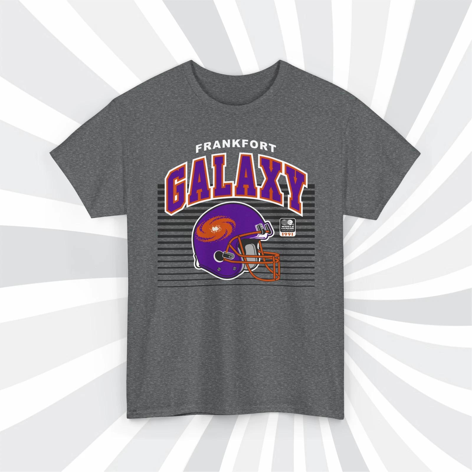 

Frankfort Galaxy 1991 WLAF Vintage Football Helmet T shirt 4XL