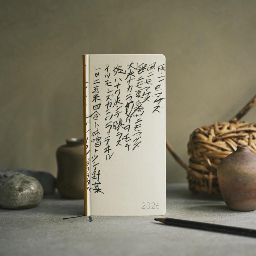 Hobonichi Techo 2026 Weeks Yuichi Ni Mo Makezu January Start Weekly Planner Weekly Left Slim Vertical Inoue/Ame
