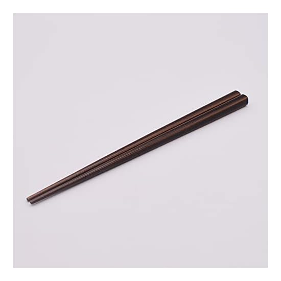 Mitani Yamanaka Lacquerware Chopsticks and Chopstick Case Set, 18cm, Wappa-style, Brown, Made In Jap