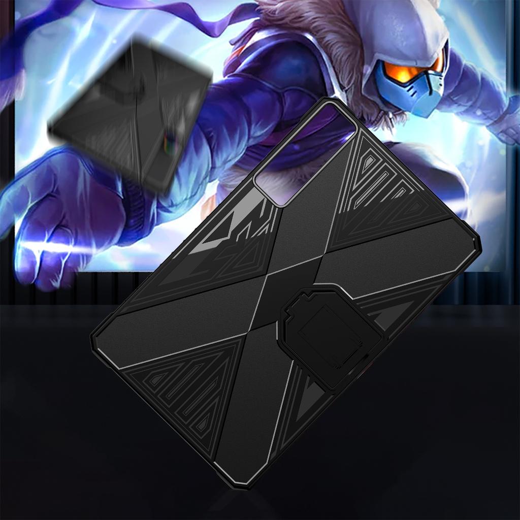 Protective Cover for Legion Y700 5th 2026 Gaming Tablet TPU Back Cover with Folding Stand Anti-Scratch Drop-Resistant