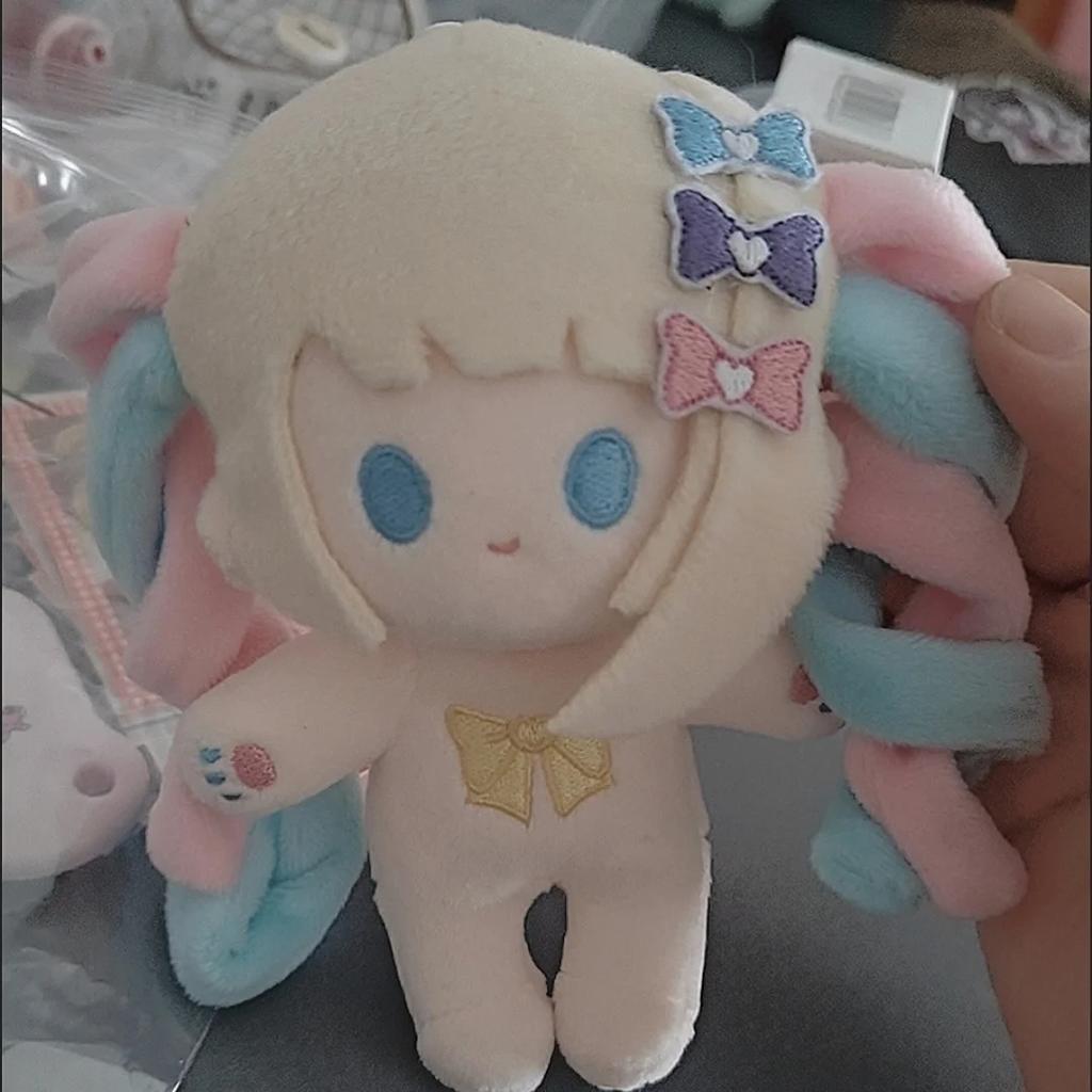 Anime Fans Gift NEEDY GIRL OVERDOSE Plush Pendant Cute Rain OMGKawaiiAngel Doll Keychain for Gifts Daily Accessory